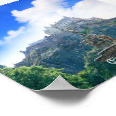 エディンバラ城カスタマイズ製品 ポスター (角)