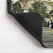 エディンバラ城スコットランド1910グラスマーケット マウスパッド (コーナー)