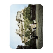 エディンバラ城スコットランド1910グラスマーケット マグネット (縦)