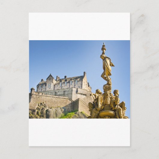 エディンバラ城 ポストカード (正面)