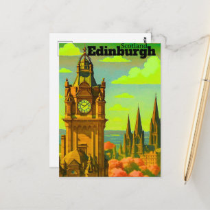 エディンバラ旅行のはがき, エディンバラ旅行のアート, S ポストカード