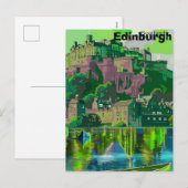 エディンバラ旅行絵葉書, エディンバラ旅行アート, S シーズンポストカード (正面/裏面)