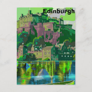エディンバラ旅行絵葉書, エディンバラ旅行アート, S シーズンポストカード