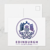 エディンバラ統一されたスコットランド王国 ポストカード (正面/裏面)