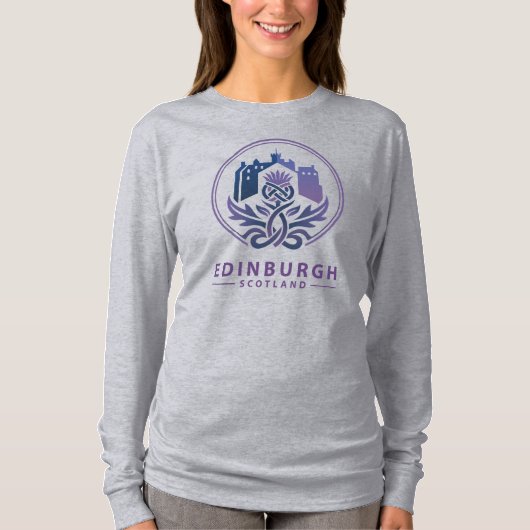 エディンバラ スコットランド イギリス Tシャツ (正面)