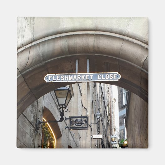 エディンバラ – フレッシュマーケットクローズ マグネット (正面)