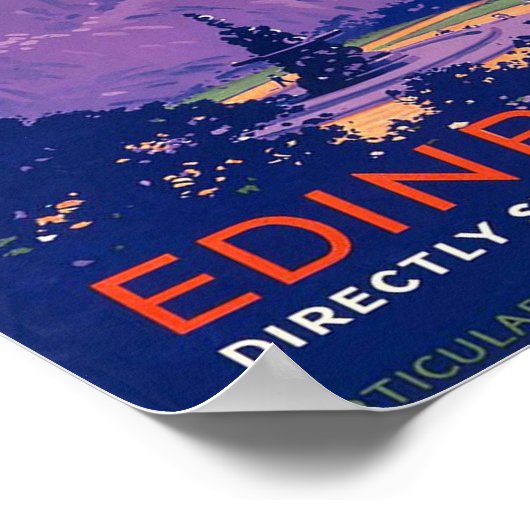 エディンバラ ポスター (角)