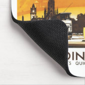 エディンバラLNERヴィン素晴らしテージ旅行ポスター マウスパッド (コーナー)