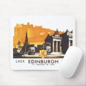 エディンバラLNERヴィン素晴らしテージ旅行ポスター マウスパッド (マウス)