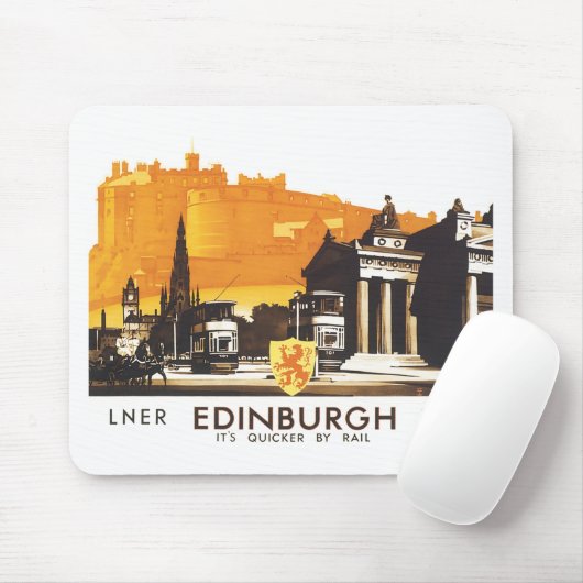 エディンバラLNERヴィン素晴らしテージ旅行ポスター マウスパッド (マウス)