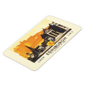 エディンバラLNERヴィン素晴らしテージ旅行ポスター マグネット (左側)