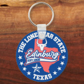エディンバーグ，テキサス州 キーホルダー (裏面)