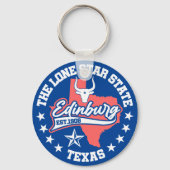 エディンバーグ，テキサス州 キーホルダー (裏面)