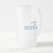 エディンバ動揺してーグスコットランド フロストグラスビールジョッキ (正面右)