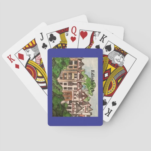 エディンバ遊ーグのカード – ラムジー庭園。 トランプ (裏面)