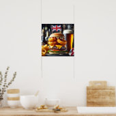 エディンバ食べーグ:パブGrub Glory ポスター (キッチン)