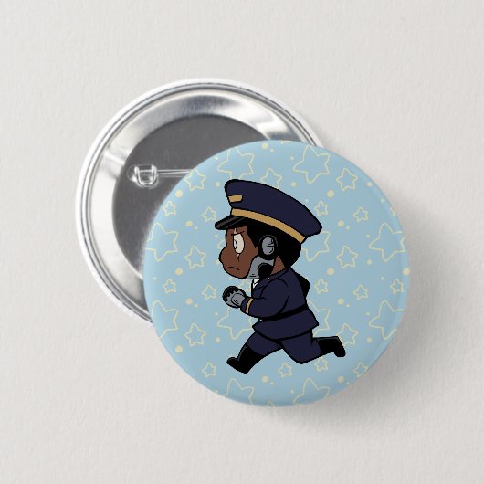 エディンランニングの – 2番目の連絡ボタン 缶バッジ (正面&裏面)