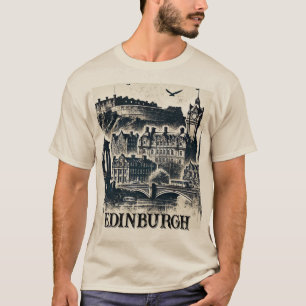 エディン動揺してバグランジグスコットランド Tシャツ