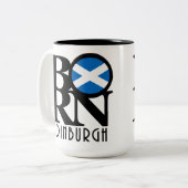エディン生まれバグスコットランド15oz ツートーンマグカップ (正面左)