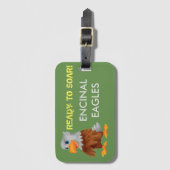 エディーのワシの荷物のラベル ラゲッジタグ (正面縦)
