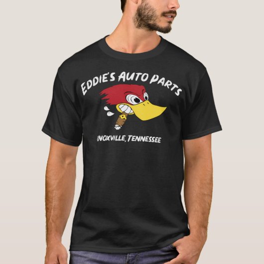 エディーの自動車部品 Tシャツ (正面)