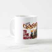 エディーの骨が交差した図形のマグ コーヒーマグカップ (正面左)