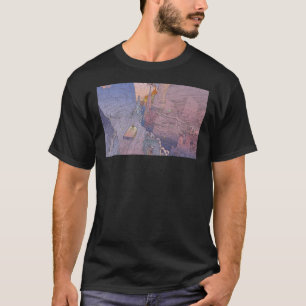 エデナの世界,山,崖,巨大な,コム Tシャツ