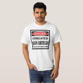 エデュケイティド アジア系アメリカ人 Tシャツ (正面フル)