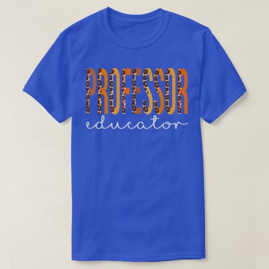 エデュケーターヒョウ秋秋愛好家 Tシャツ (デザイン正面)