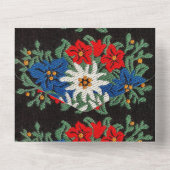 エデルワイススイスアルペンフラワー オールインワン招待状 (裏面)