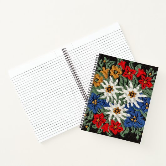 エデルワイススイスアルペンフラワー ノートブック (内部)