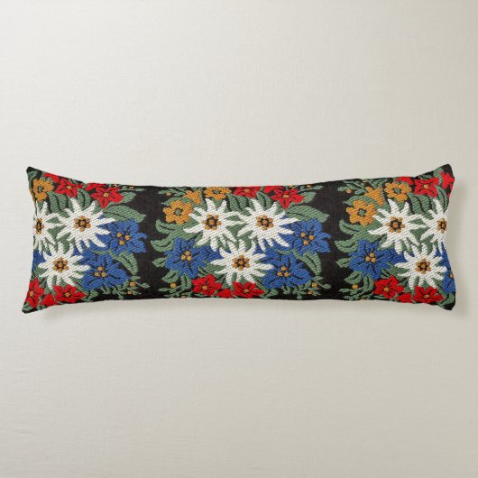 エデルワイススイスアルペンフラワー ボディピロー (正面)