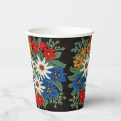 エデルワイススイスアルペンフラワー 紙コップ (正面)