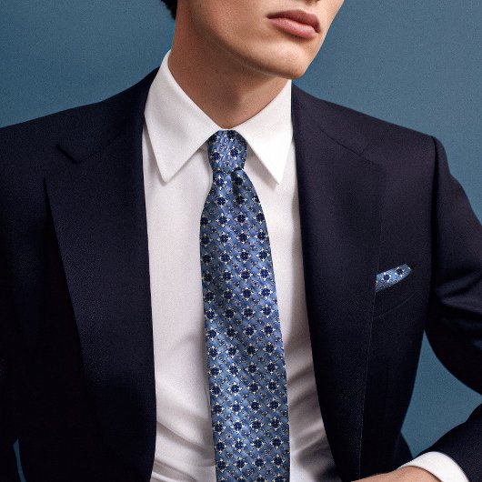 エデルワイスビクトリアンゴールデン水玉模様ヴィンテージメン ネクタイ