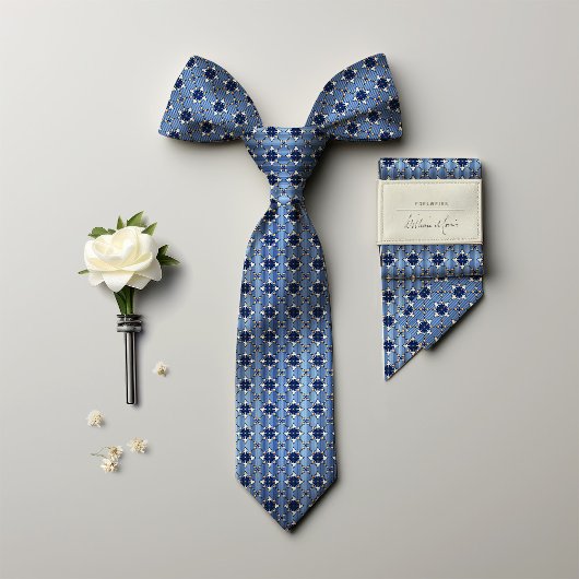 エデルワイスビクトリアンゴールデン水玉模様ヴィンテージメン ネクタイ