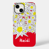 エデルワパーソナライズされたイスの赤い電話箱 Case-Mate iPhoneケース (裏面)