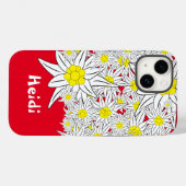 エデルワパーソナライズされたイスの赤い電話箱 Case-Mate iPhoneケース (裏面 (横))