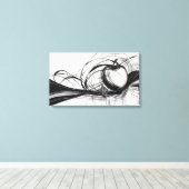 エデンの園：カオス キャンバスプリント (インサイチュ (ウッドフロア))