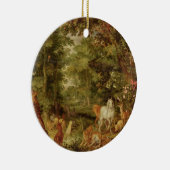 エデンの園; 背景Temptati セラミックオーナメント (右)