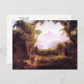 エデンの園byトマス・コール・ポストカード ポストカード (正面/裏面)