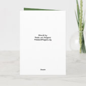 エデンの折り畳賛美みグリーティングカード カード (裏面)