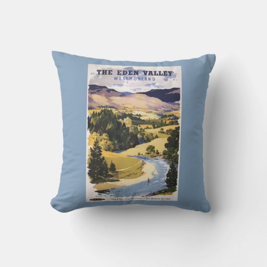 エデンの谷の漁師 クッション (正面)