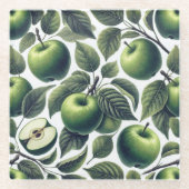 エデンズリンゴ ガラスコースター (正面)