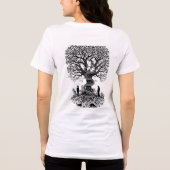 「エデン・タトゥーアートの庭」 トライブレンドTシャツ (裏面)