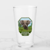 エトシャナショナルパークナミビアエレファントウォーター色 タンブラーグラス (正面)