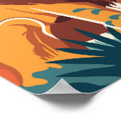 エトシャナショナルパークナミビアヴィンテージ ポスター (角)