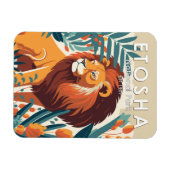 エトシャナショナルパークナミビアヴィンテージ マグネット (横)