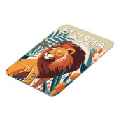 エトシャナショナルパークナミビアヴィンテージ マグネット (左側)