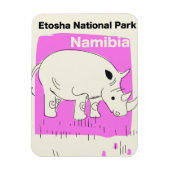 エトシャ国立公園、ナミビア マグネット (縦)