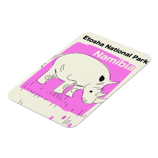 エトシャ国立公園、ナミビア マグネット (左側)